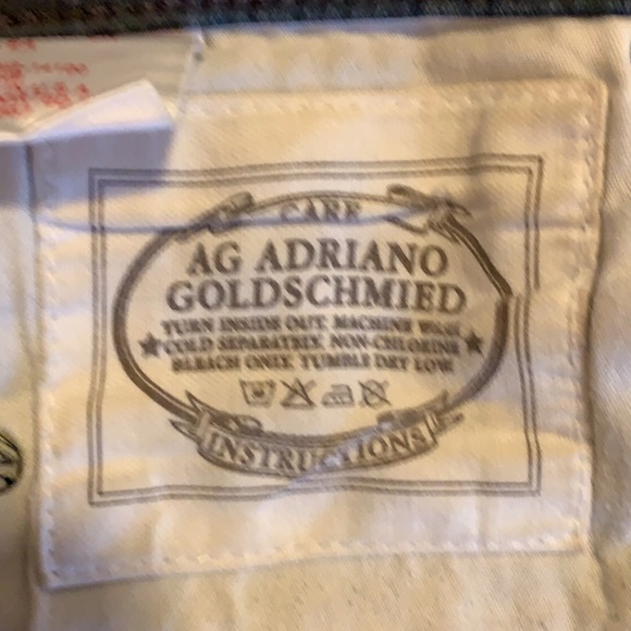 AG  bluish grey skinny straight mid-rise Jeans  27 - Picture 6 of 6